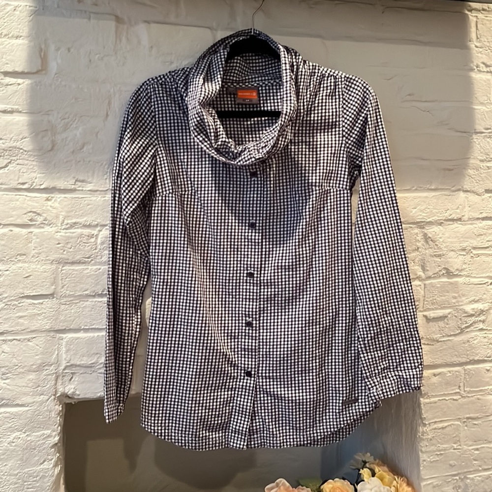 NWOT Merrell Pembina Cowl Neck Button-up (US S)